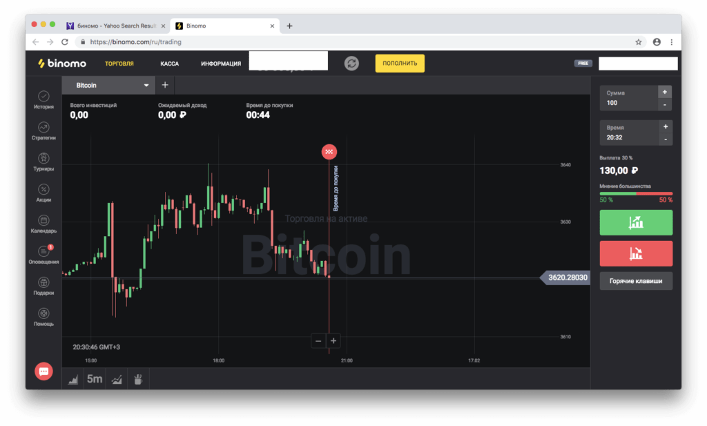 платформа биномо