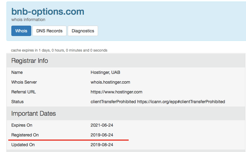 регистрация домена