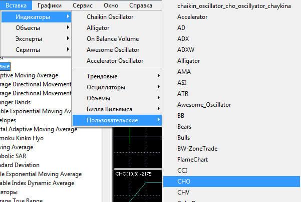 настройка графика