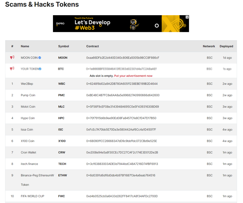 скам проекты