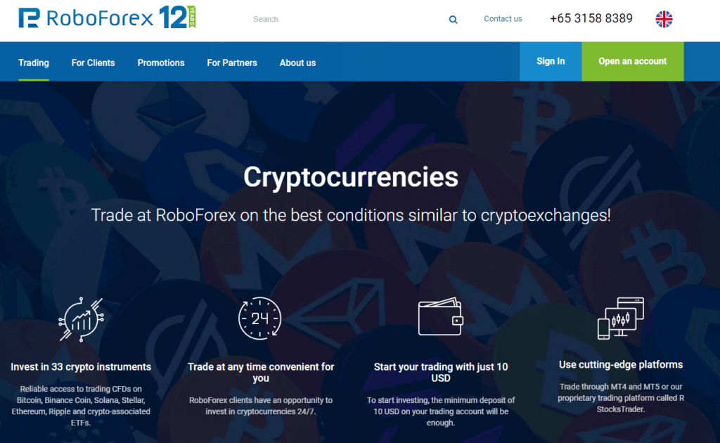 криптовалюта в робофорекс