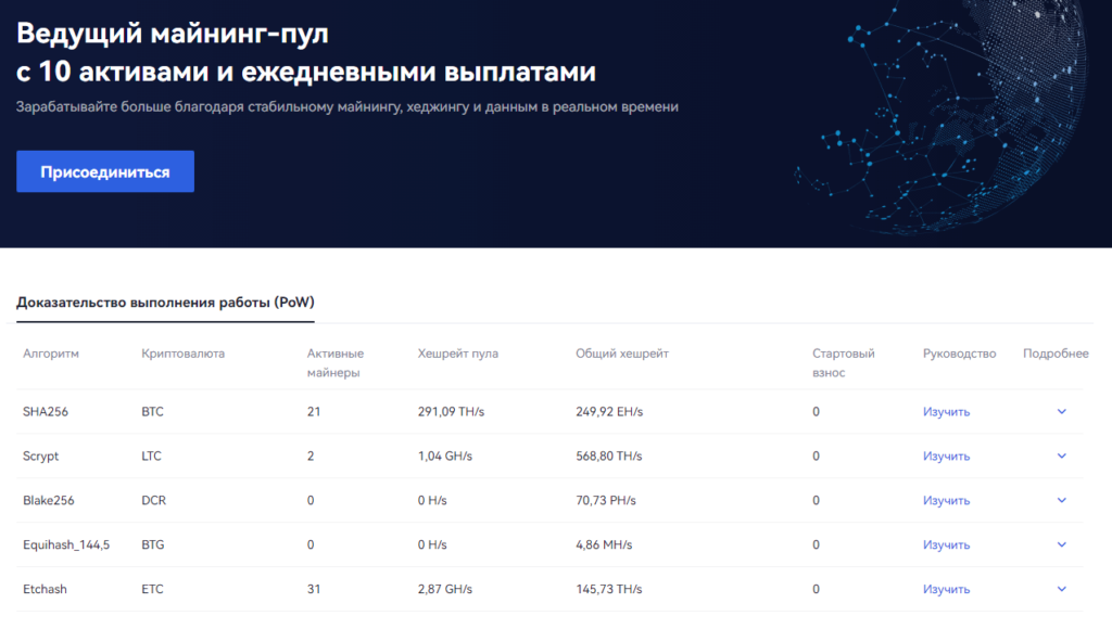 майнинг пул