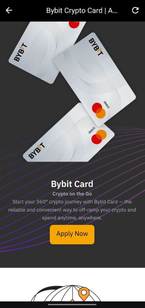 карта биржи байбит