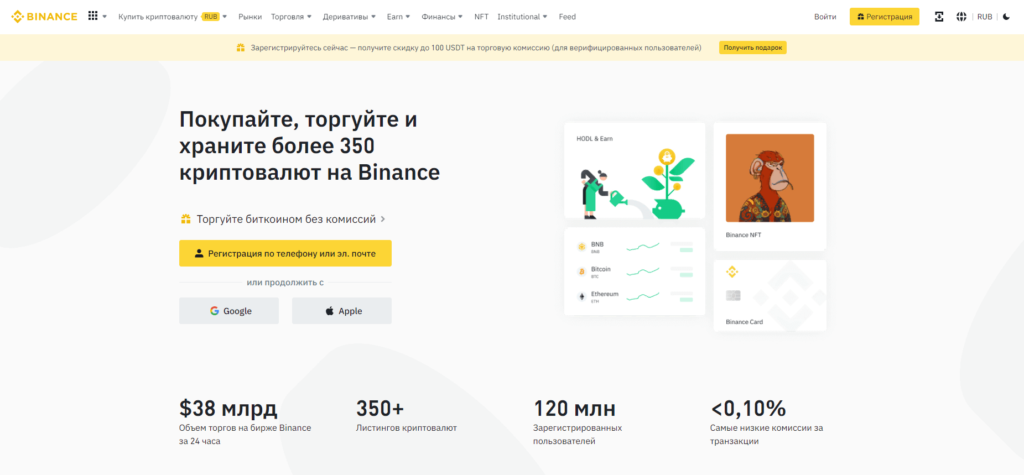платформа бинанс