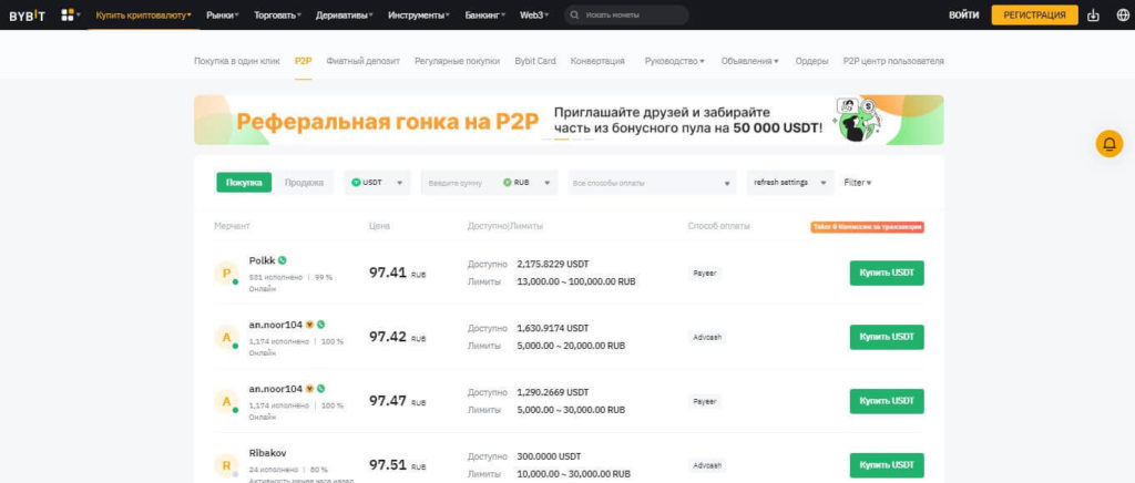 данные заявки