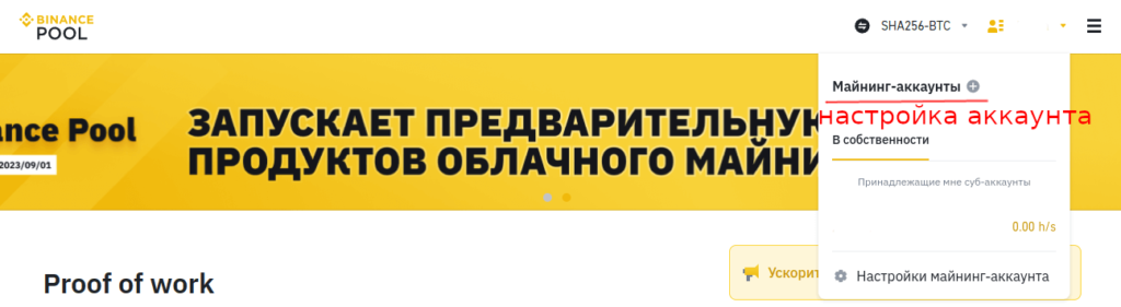 майнинг пул бинанс