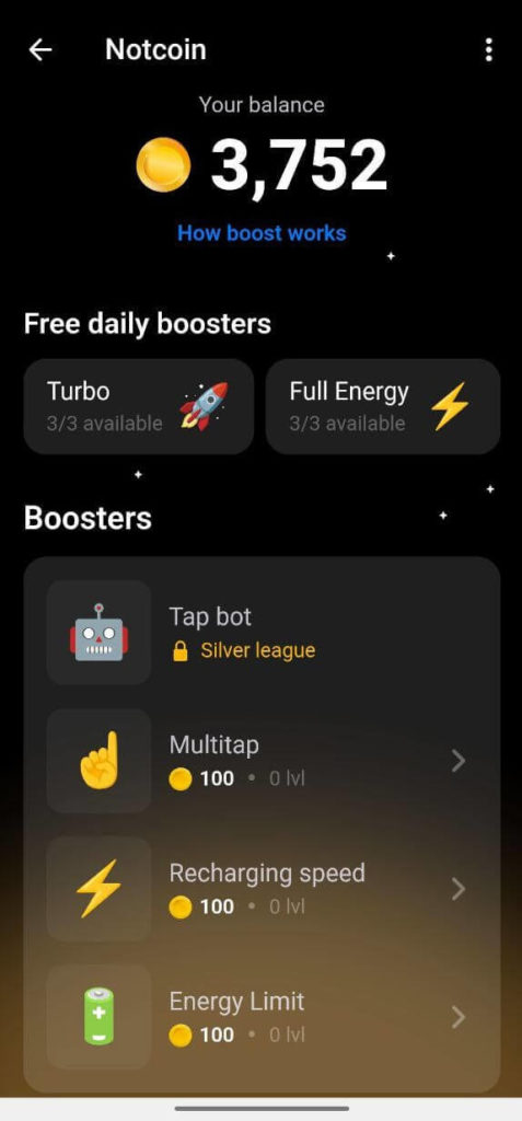 баланс ноткоин