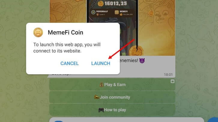 запустить memefi