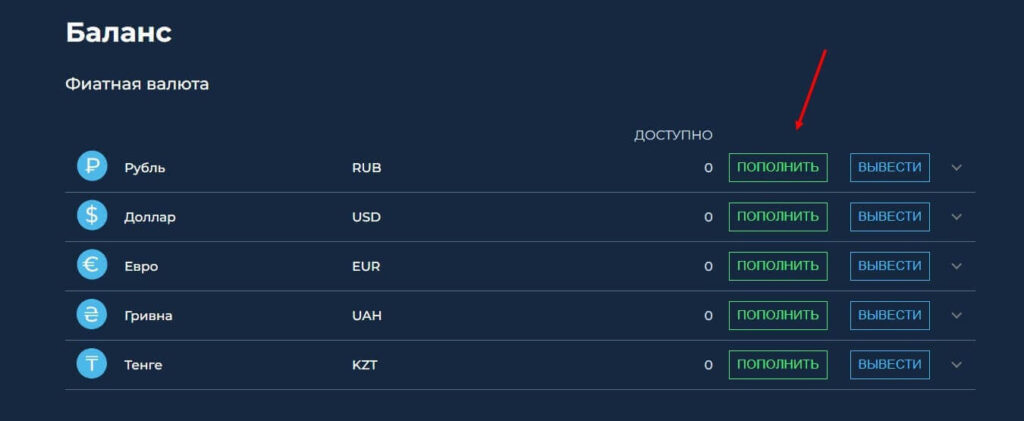 баланс кошелька