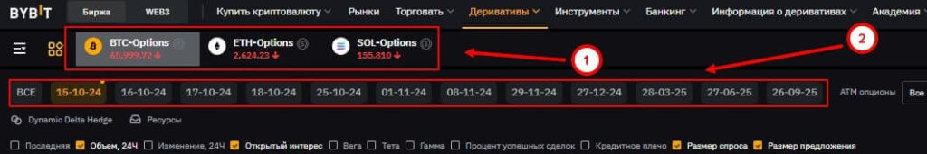 биткоин опционы