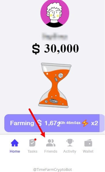 рефералка тайм фарм