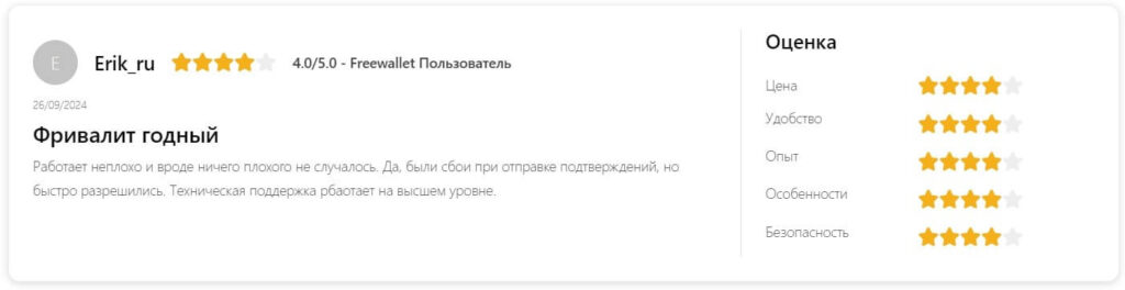 отзыв фривалит