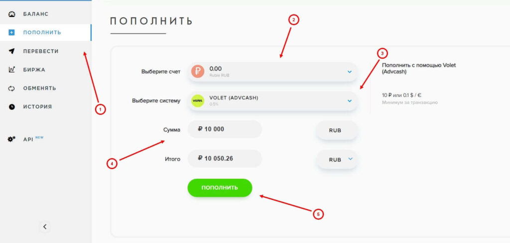 пополнение пауеер